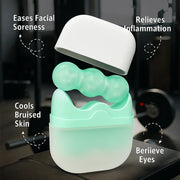 2‑in‑1 Ice Roller – Facial & Impact Recovery Tool for Beauty, Combat Sports & Athletic Cooling Relief
