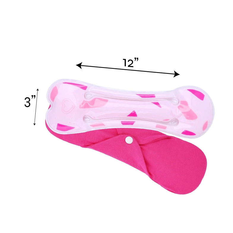 NatureFlex™ Hemorrhoid & Perineal Clay Ice Packs – 2 Reusable Packs + 3 Washable Sleeves for Pregnancy, Postpartum & Groin Pain Relief
