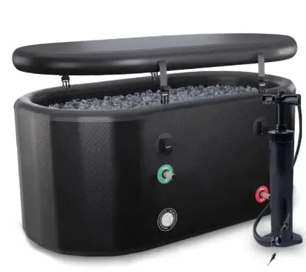 NatureFlex™ Pro Inflatable Cold Plunge Tub – Extra‑Long Recovery Pool for Athletes & At‑Home Cryotherapy