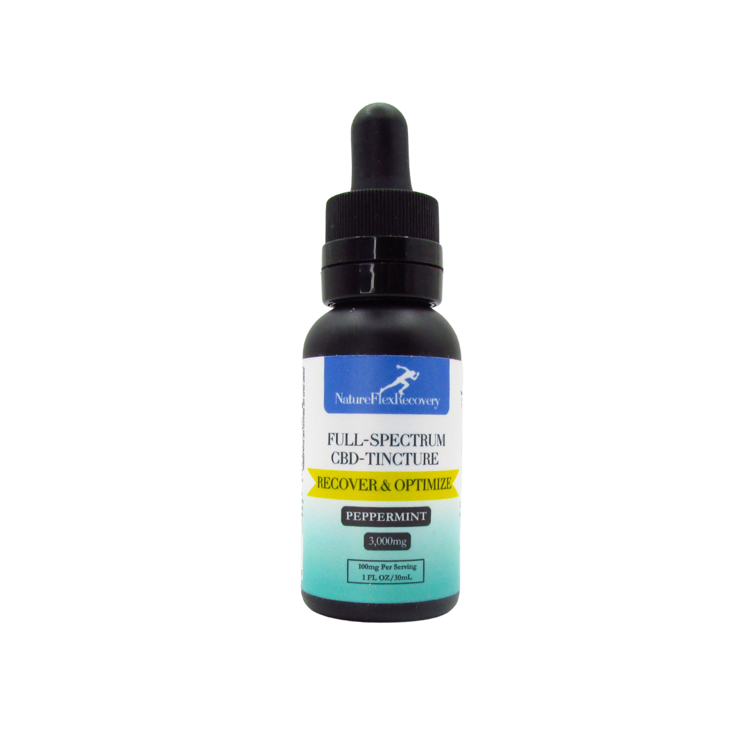 Recover & Optimize - Full Spectrum CBD Tincture Peppermint