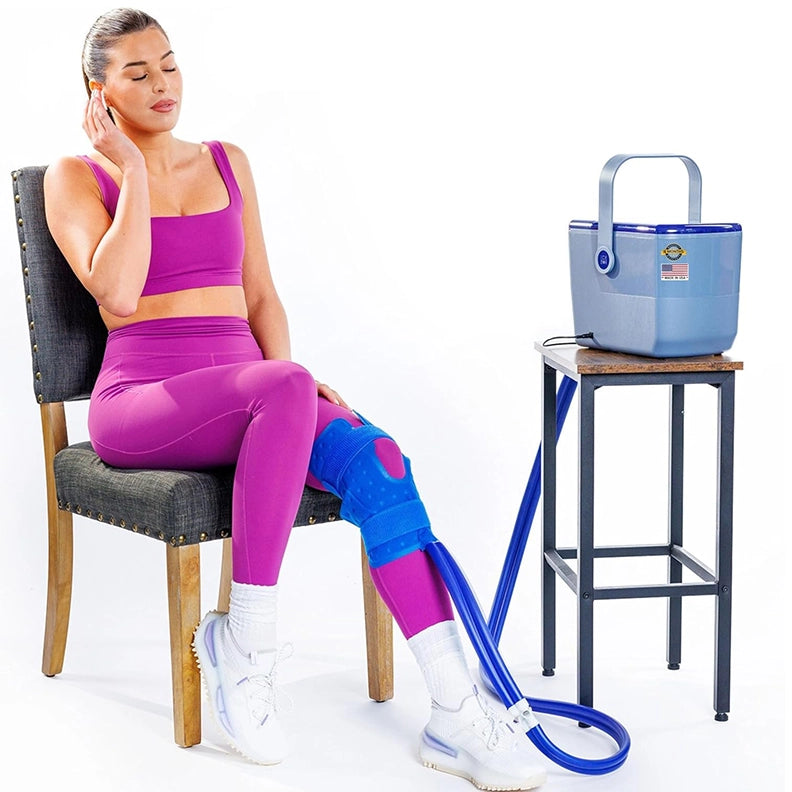 NatureFlex™ IceBox Pro Knee Cold Therapy System – Ergonomic Wrap & Continuous Cooling for Post‑Surgery Pain Relief & Recovery