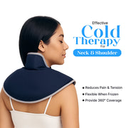 Neck & Shoulder Ice Pack Wrap – Reusable Hot & Cold Gel Compression for Pain, Swelling & Post‑Injury Recovery
