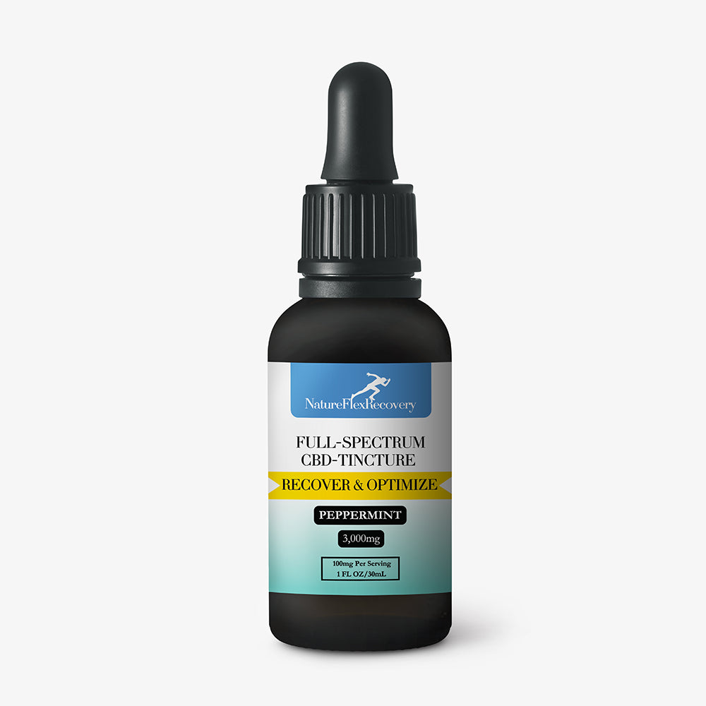 Recover & Optimize - Full Spectrum CBD Tincture Peppermint