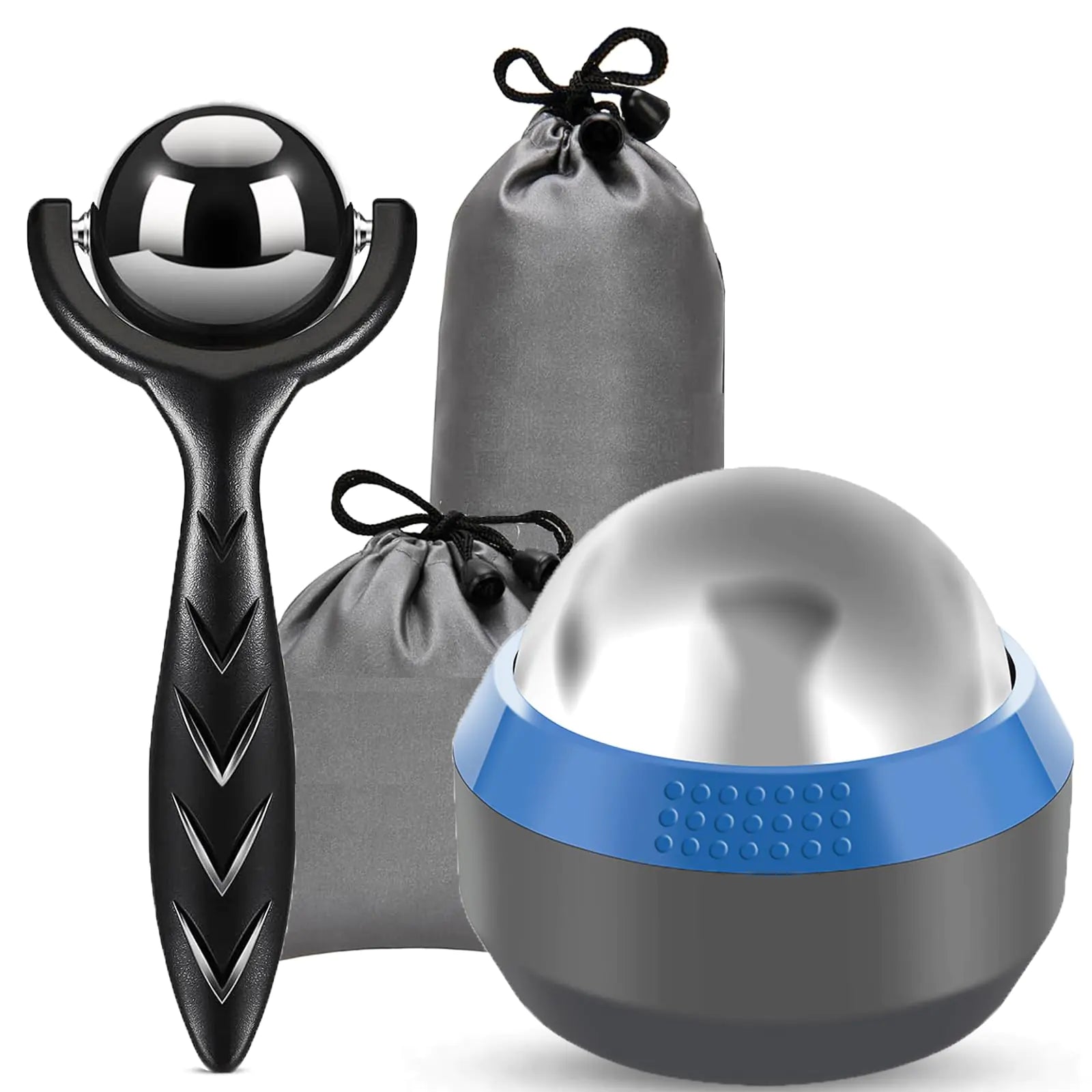 NatureFlex™ Cryotherapy Cold Massage Roller Ball – Hot & Cold Therapy for Deep Tissue, Muscle Relief & Post‑Workout Recovery