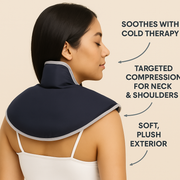Neck & Shoulder Ice Pack Wrap – Reusable Hot & Cold Gel Compression for Pain, Swelling & Post‑Injury Recovery